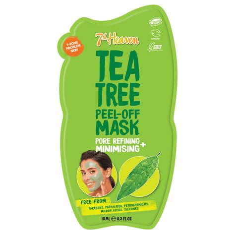 7th Heaven Tea Tree Peel Off Face Mask Soothing 03 Fl Oz Walmart