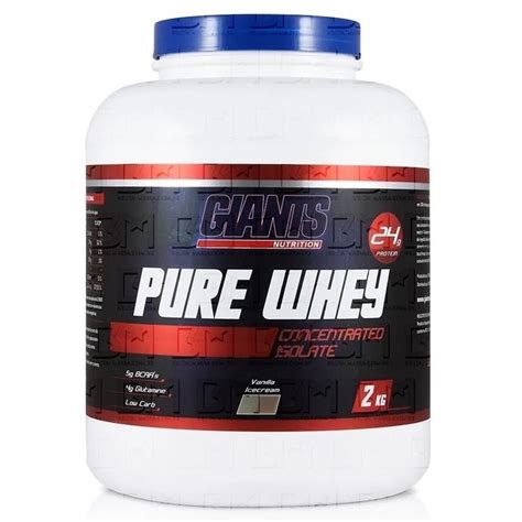 Pure Whey 2kg Concentrado E Isolado Protein Giants Nutrition Shopee