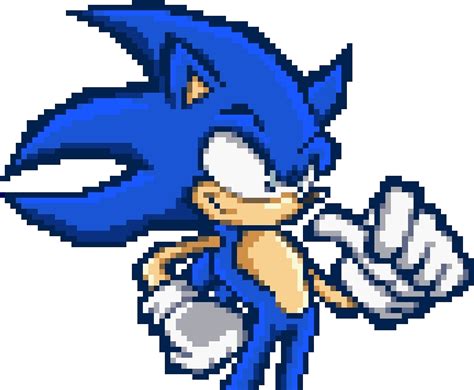 Ultra Instinct Sonic In Sonic Battle Pixel Art 3 By Andreirei On Deviantart Artofit