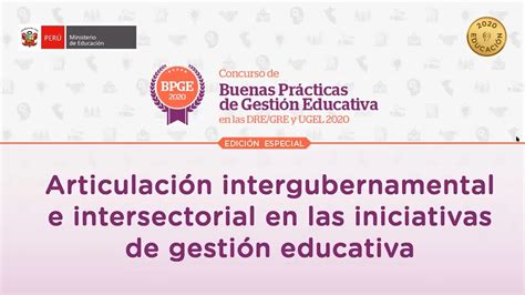 Foro Articulaci N Intergubernamental E Intersectorial En Las