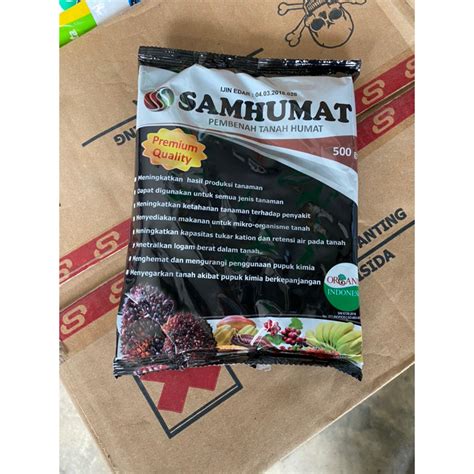 Jual Pupuk Asam Humat SAMHUMAT Humic Acid Pembenahan Tanah Organik