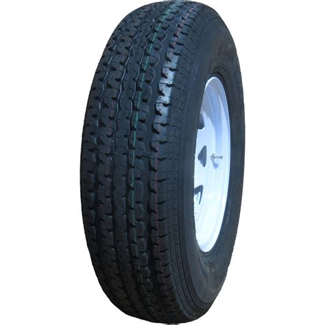 Hi Run Highway Trailer Tire Assembly Radial Spoked Tire Size St