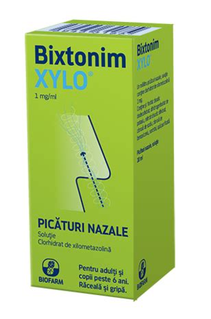 Bixtonim Xylo 1 mg ml picături nazale Farmaciile somesan