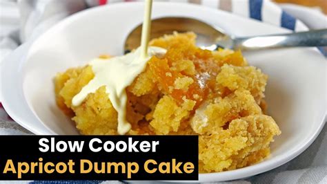 Slow Cooker Apricot Dump Cake Youtube