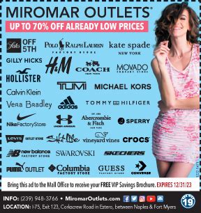 Miromar Outlets | Guide And Map