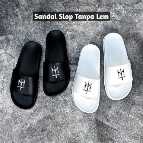 Jual Sandal Slop Maternal Sendal Selop Pria Wanita Tanpa Lem Sandal