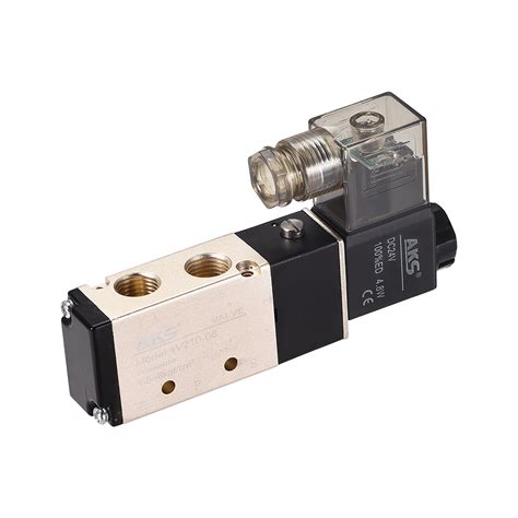 V Single Electrical Solenoid Valve Dc V Way Position Pt