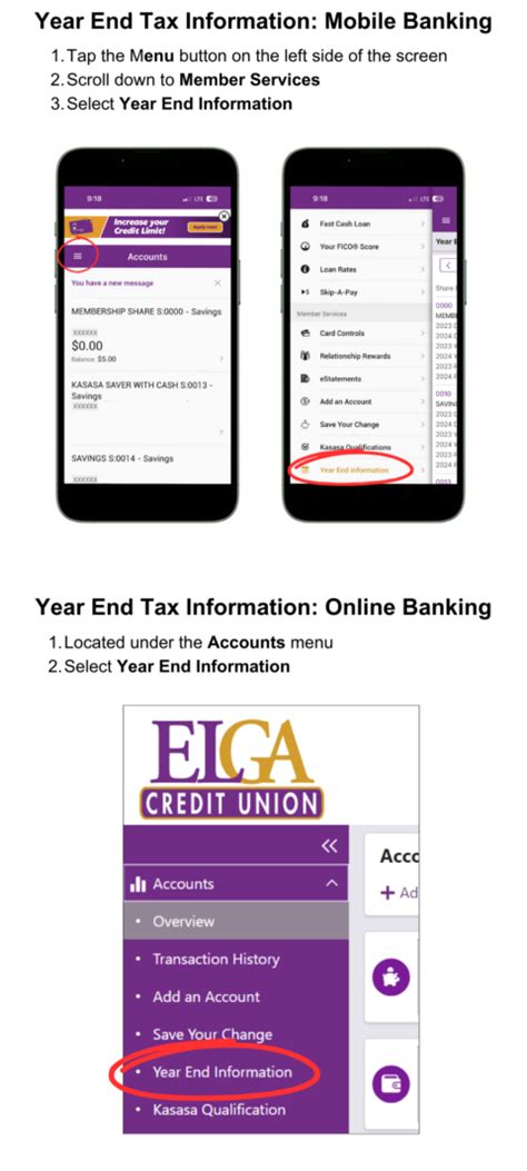 Statement Alert ELGA Credit Union