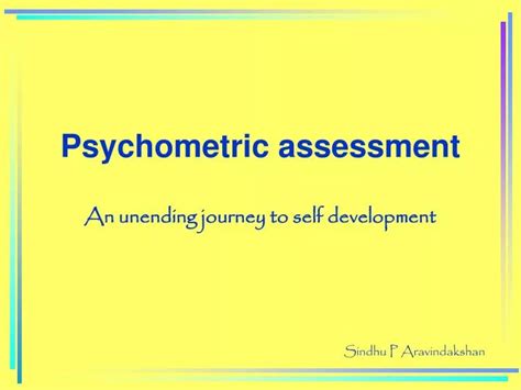 Ppt Psychometric Assessment Powerpoint Presentation Free Download