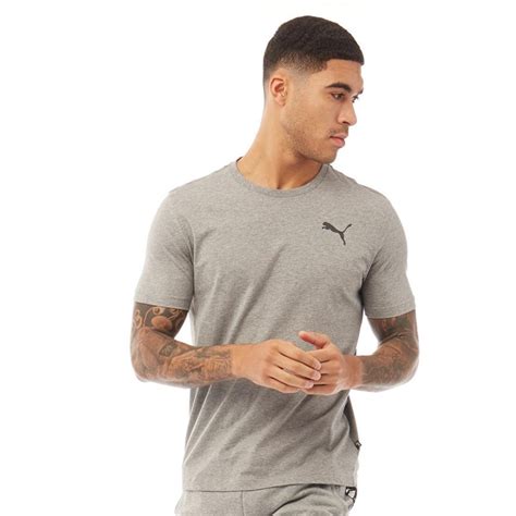 Buy Puma Mens Essentials Logo T Shirt Grey