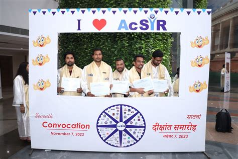 Seventh Convocation Acsir Academy Of Scientific Innovative Research