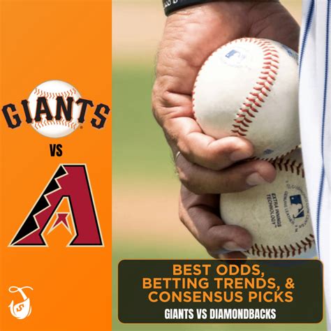 Giants Vs Diamondbacks Best Odds Bet Trends MLB Consensus Pick