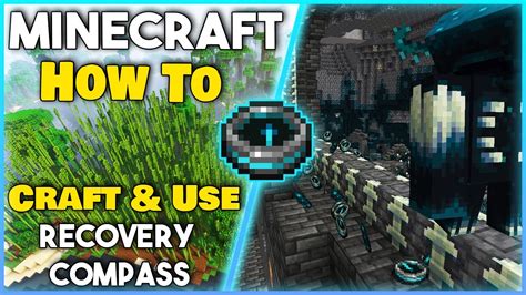 How To CRAFT And USE The RECOVERY COMPASS Minecraft 1 19 Easy