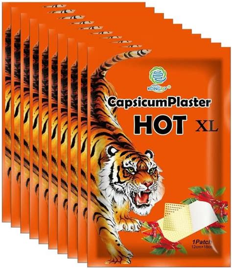 Amazon Kongdy Pcs Hot Tiger Patches Extra Strength Capsaicin