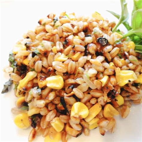 Farro and Fresh Corn Pilaf - LindySez | Recipes