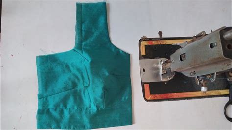 Tucks Belt Blouse Cutting And Stitching Sada Blouse Ki Cutting