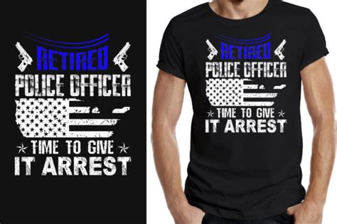 Police Officer T Shirt Vector Design Graphic By Graphicscave021