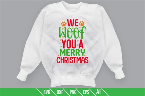 We Woof You A Merry Christmas Graphic By Teeking Creative Fabrica