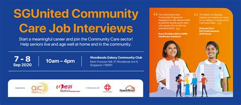 Sgunited Community Care Job Interviewswoodlands Galaxy Cc Day 2 8