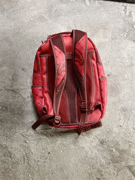 Sprayground Red Sprayground Backpack Grailed