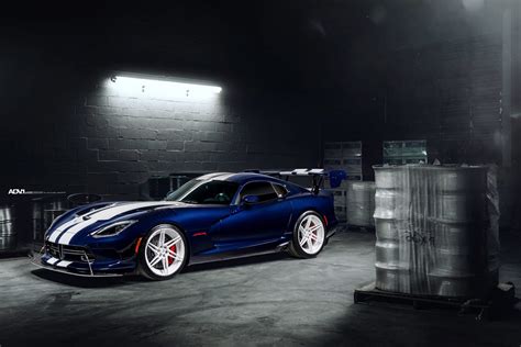 Dodge Viper Blue Adv1 Adv06r Mv2 Cs Wheel Wheel Front