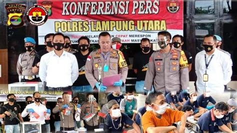 Ungkap Kasus Polres Lampura Amankan Pelaku Bicara Apa Adanya