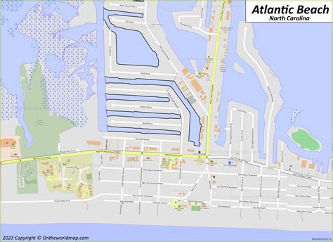 Atlantic Beach Map | North Carolina - Ontheworldmap.com