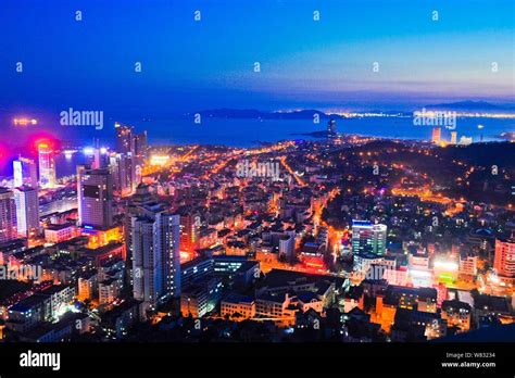 Qingdao City Night View Hi Res Stock Photography And Images Alamy