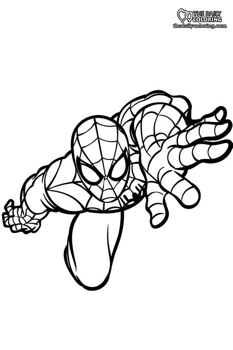 Spiderman Logo Coloring Page