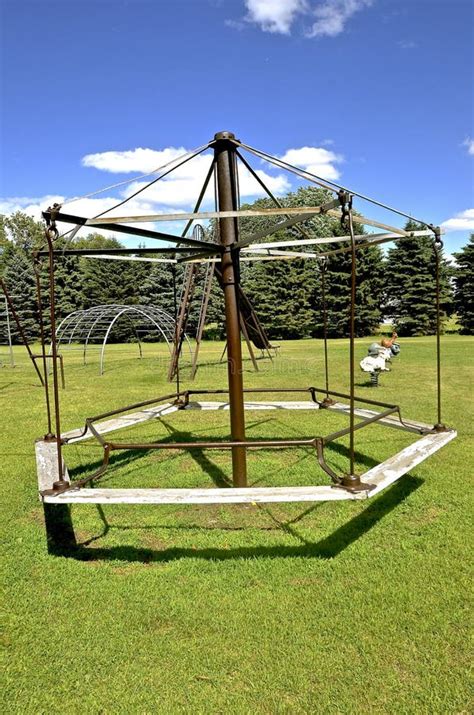 Vintage merry-go-round stock photo. Image of playtime - 58214216