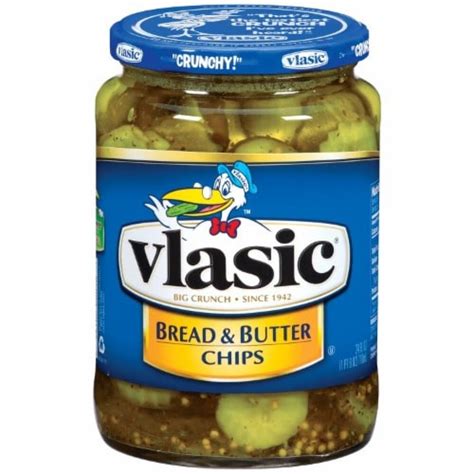 Vlasic Bread Butter Pickle Chips 24 Fl Oz Kroger