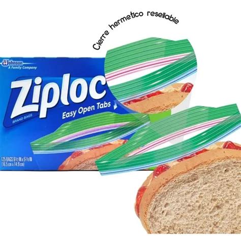 Bolsas De Polietileno Con Cierre Ziploc Para Sandwich