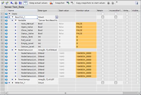 Read Write Function Between Plc S Opc Ua Client And Net Server