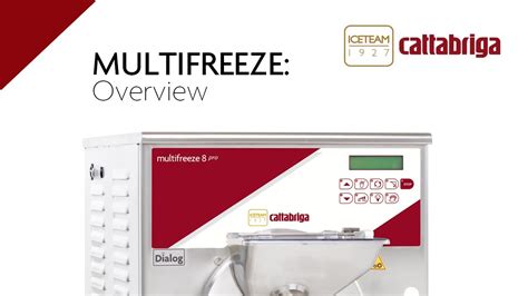 Multifreeze Week Caratteristiche Della Macchina YouTube