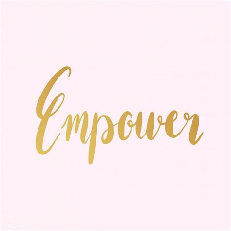 Download Premium Vector Of Empower Word Typography Style Vector By Aum