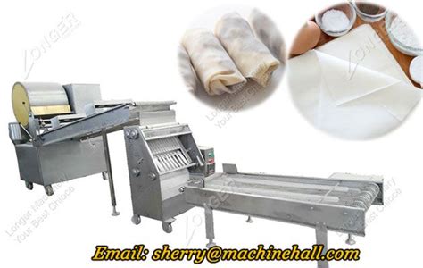 Lumpia Wrapper Machine Can Produce The Thickness Of 03mm 08mm Size