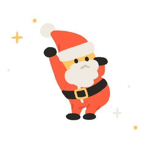 Santa Christmas Animated Mooning Emoticons