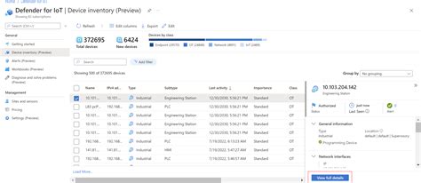 Azure Portal에서 디바이스 인벤토리 관리 Microsoft Defender For Iot Microsoft Learn