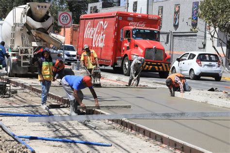 Casi Lista La Pavimentaci N Con Concreto Hidr Ulico En Calzada De