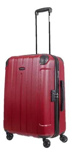 Funda Samsonite Eurotravel Tama O Mediano Color Rojo S Lido