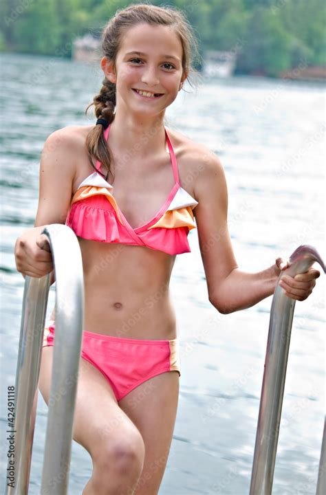 Preteen Girl At The Lake Photos Adobe Stock