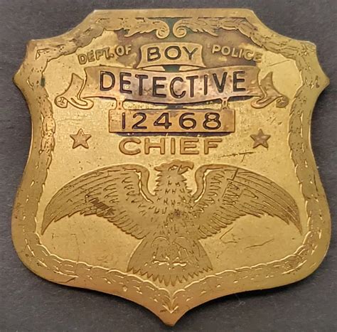 Detective Badge For Kids