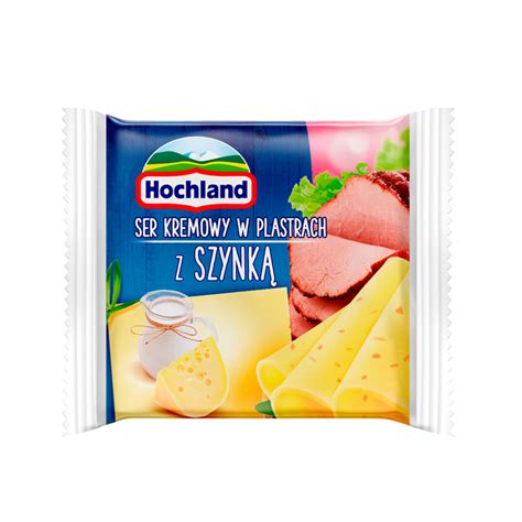 Ser z szynką w plastrach Hochland 130g Polski sklep w Norwegii