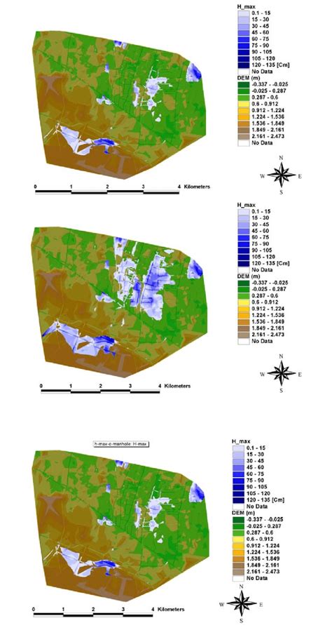 flood inundation maps  model       mm rain