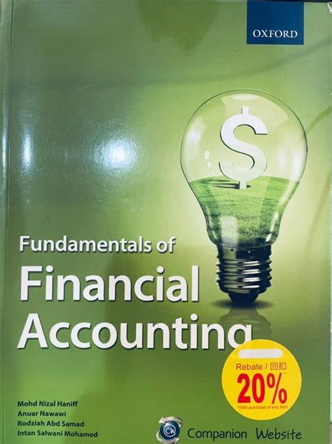 Fundamentals Of Financial Accounting Hobbies And Toys Books And Magazines