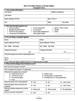 Fillable Online Dhr Ny Please Fill Out This Form Answering All Of