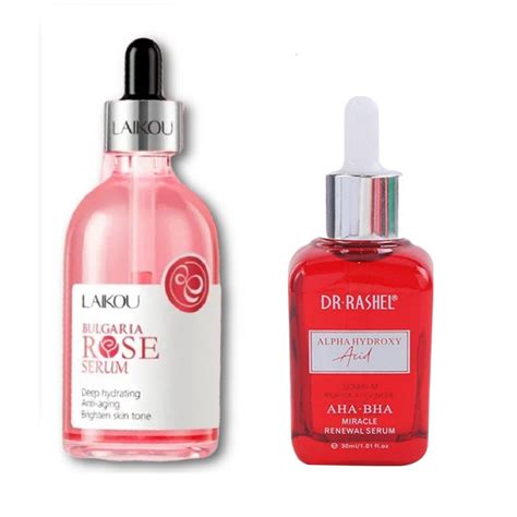 Ripley Set Serum Facial Laikou Bulgari Rose Alpha Hydroxy Acid Aha