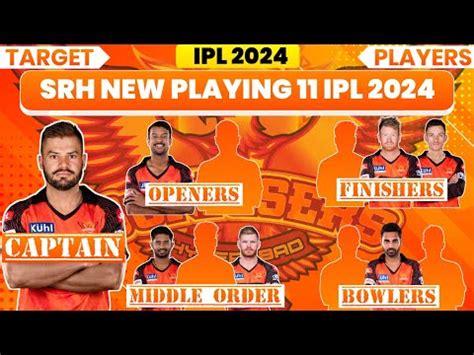 Ipl Srh Auction Strategy Srh Playing Sunrisers