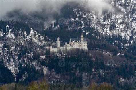 neuschwanstein castle in winter 18742886 Stock Photo at Vecteezy