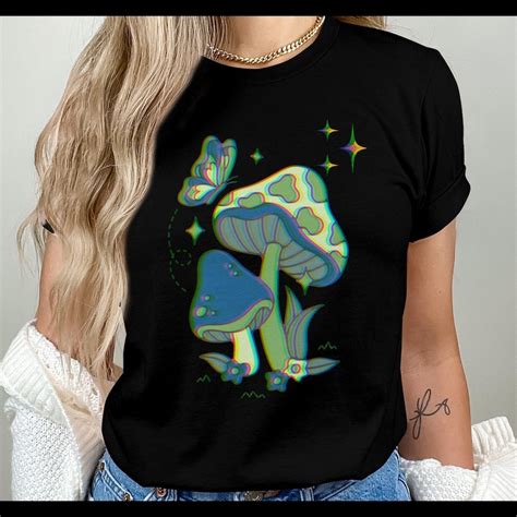 Fairycore Tshirt Mushroom Tshirt Mushroom Shirt Goblincore Tshirt